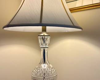 (2) Cut Crystal Lamps