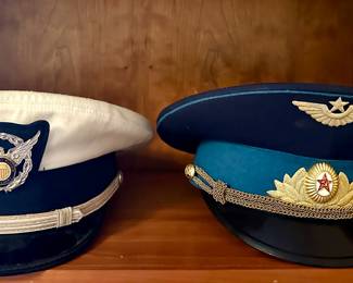 US Coast Guard & Soviet Air Force Hats