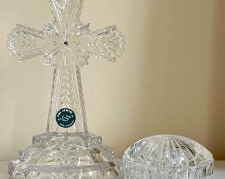 Lenox Cross & Waterford Trinket Dish