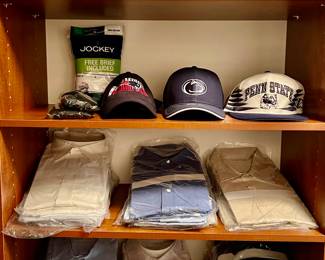 Men's New Dress Shirts & Baseball Hats