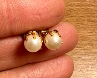 14K & Pearl Earrings
