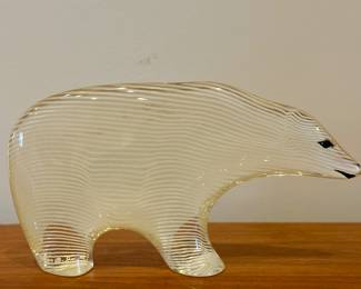 Vintage MCM Lucite Polar Bear 