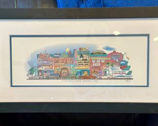 "A Journey Down Memory Lane" Framed Print