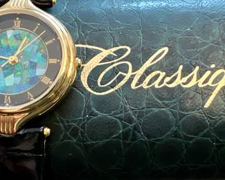 Classique Faberge Watch with Opal Face