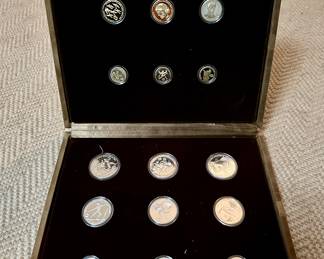 Greek Proof Coins with COA