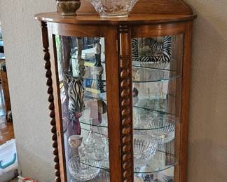 China cabinet will be used for displaying items for sale.