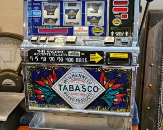 Tabasco slot machine. Maintenance was performed within the last week. In perfect working contion.