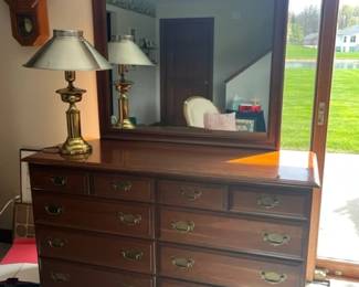 Vintage dresser with mirror