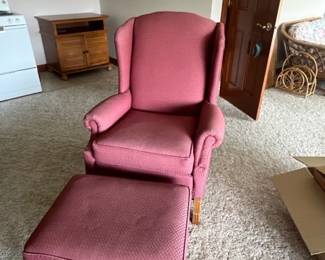 Chair and ottoman