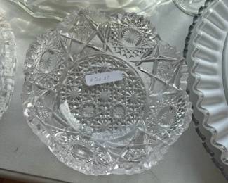 Cut glass ware