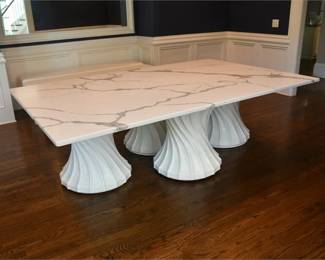 4. Marble Dining Table Very Large heavy will require professional at pickup