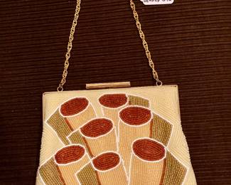 Rare Walborg hand beaded purse