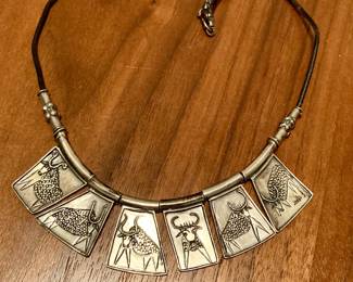Native American sterling necklace