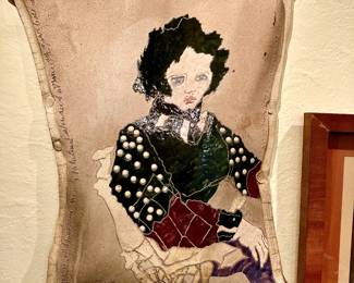 Susan & Steven Kemenyffy raku wall relief