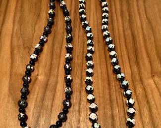 Asian cloisonne necklaces
