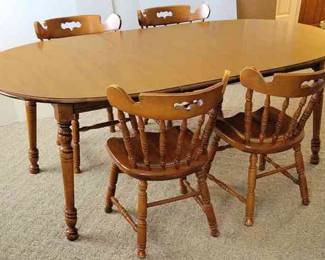 Oblong Dining Table With 4 Chairs