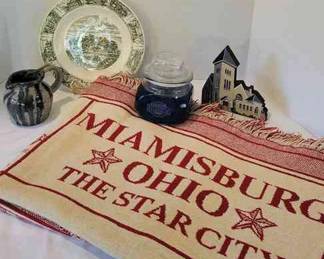 Miamisburg Blanket, Plate, Candle, And More