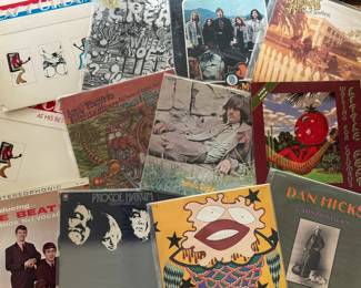 Over 100 vintage LPs
