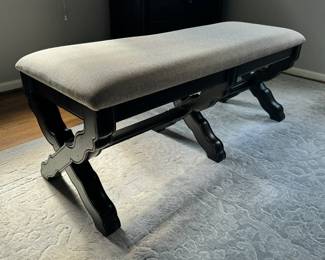 Bassett fabric topped bench