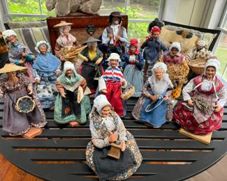Santon de Provence Clay Dolls