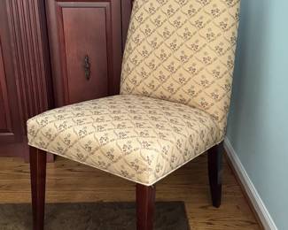 Coordinating side chair (2 available) for the Drexel dining table and chairs.