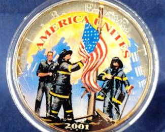 2001 Enhanced American Silver Eagle Coin