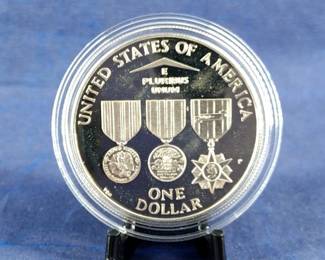 1994 Vietnam Veterans Memorial Proof Dollar