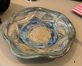 Ceramic hand made dish