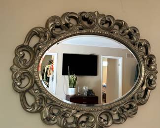 Large quality oval mirror