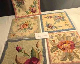 NEEDLEPOINT CHAIR PADS