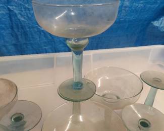 (14) Margarita glassware