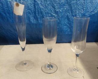 Stemware- 8 tall and six each other