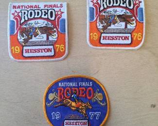 Hesston rodeo patches