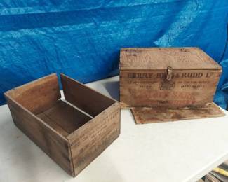 Wood Crates - Both need repair