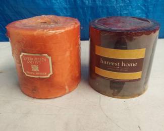 (2) 3 wick candles