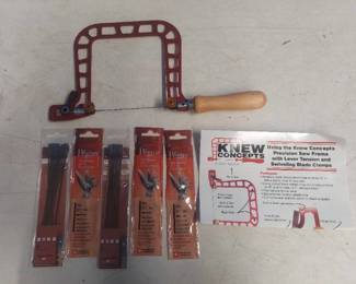 precision coping saw with extra blades