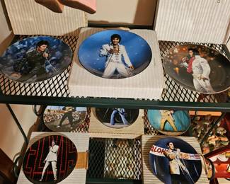 Elvis Collectible Plates With Boxes