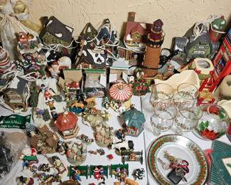 Large Collection of Vintage Christmas Items