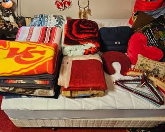 Several Biederlack blankets, and other nice brands