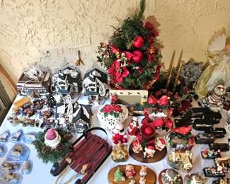 Large Collection of Vintage Christmas Items