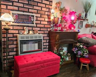 Lots of vintage items in this home!