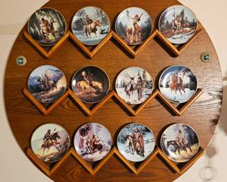 Native American Mini Plate Collection  With Papers (Sold as a Set)