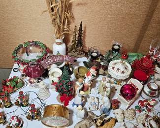 Large Collection of Vintage Christmas Items