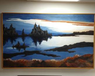 Large Framed Painting By A. Wynne
