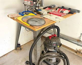 Craftsman Radial Arm Saw And Wet Dry Vacumn 