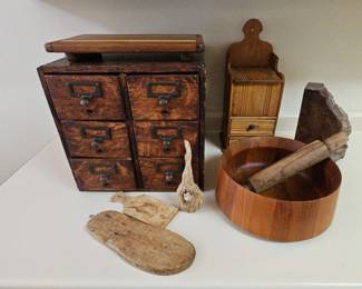 Antique Card Catalog And More