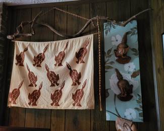 Thailand Batik Artwork on Fabric