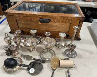 Sterling Dinnerware and Vintage Box Orlando