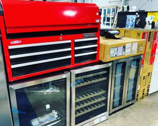 Craftsman Tool Chest and Wine Coolers Orlando Estate Auction