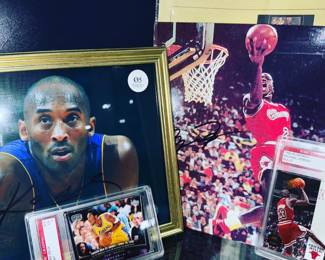 Signed and Certified Kobe Bryant and Michael Jordan Orlando Estate Auction